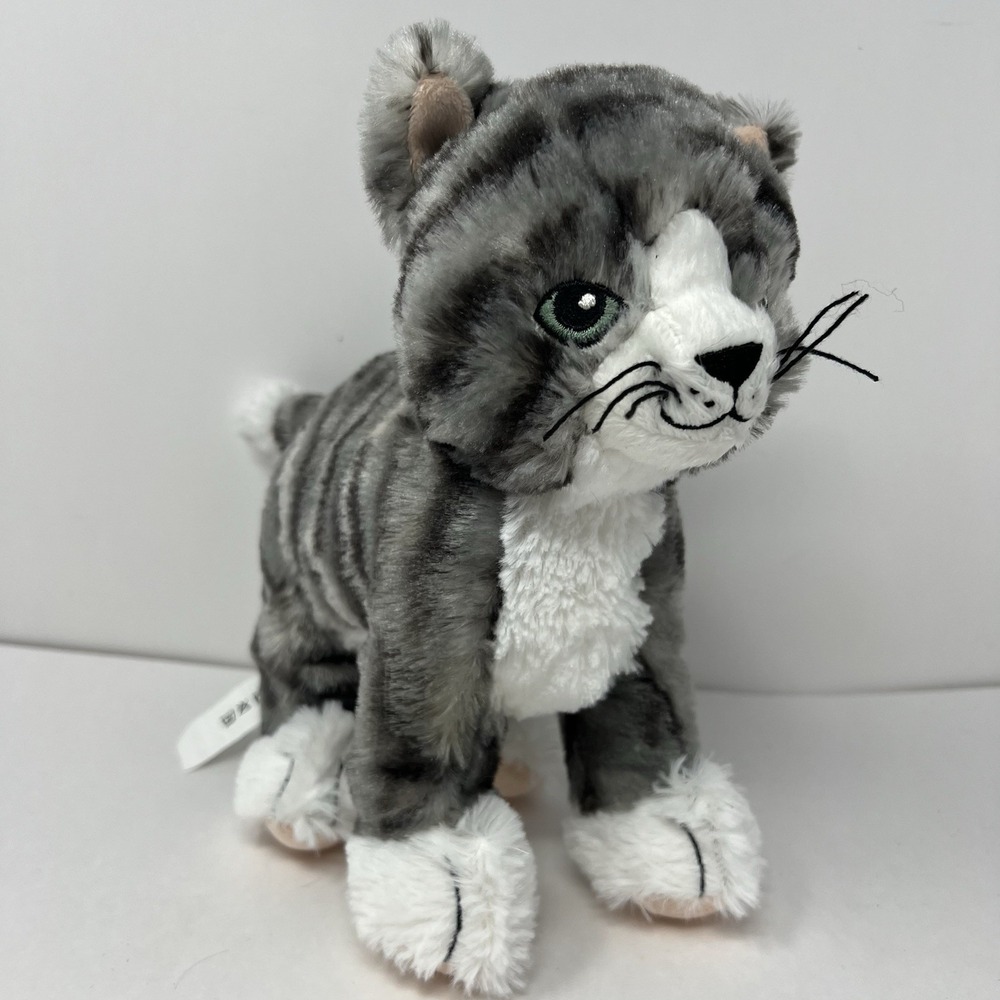 IKEA Cat Plush Lilleplutt Gray Striped Kitten Kitty Stuffed Animal Soft Toy Gift - Picture 8 of 14